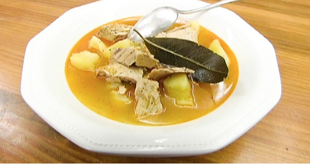 Parrillada de verduras con bonito en escabeche